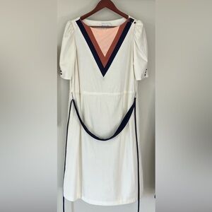 Simple and comfy cream dress